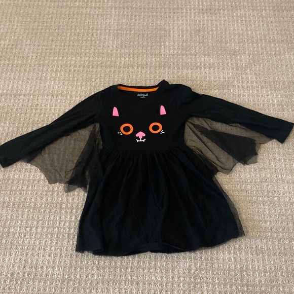 Cat & Jack Other - Cat & Jack Black 🦇 Bat Dress with wings size 6/6x